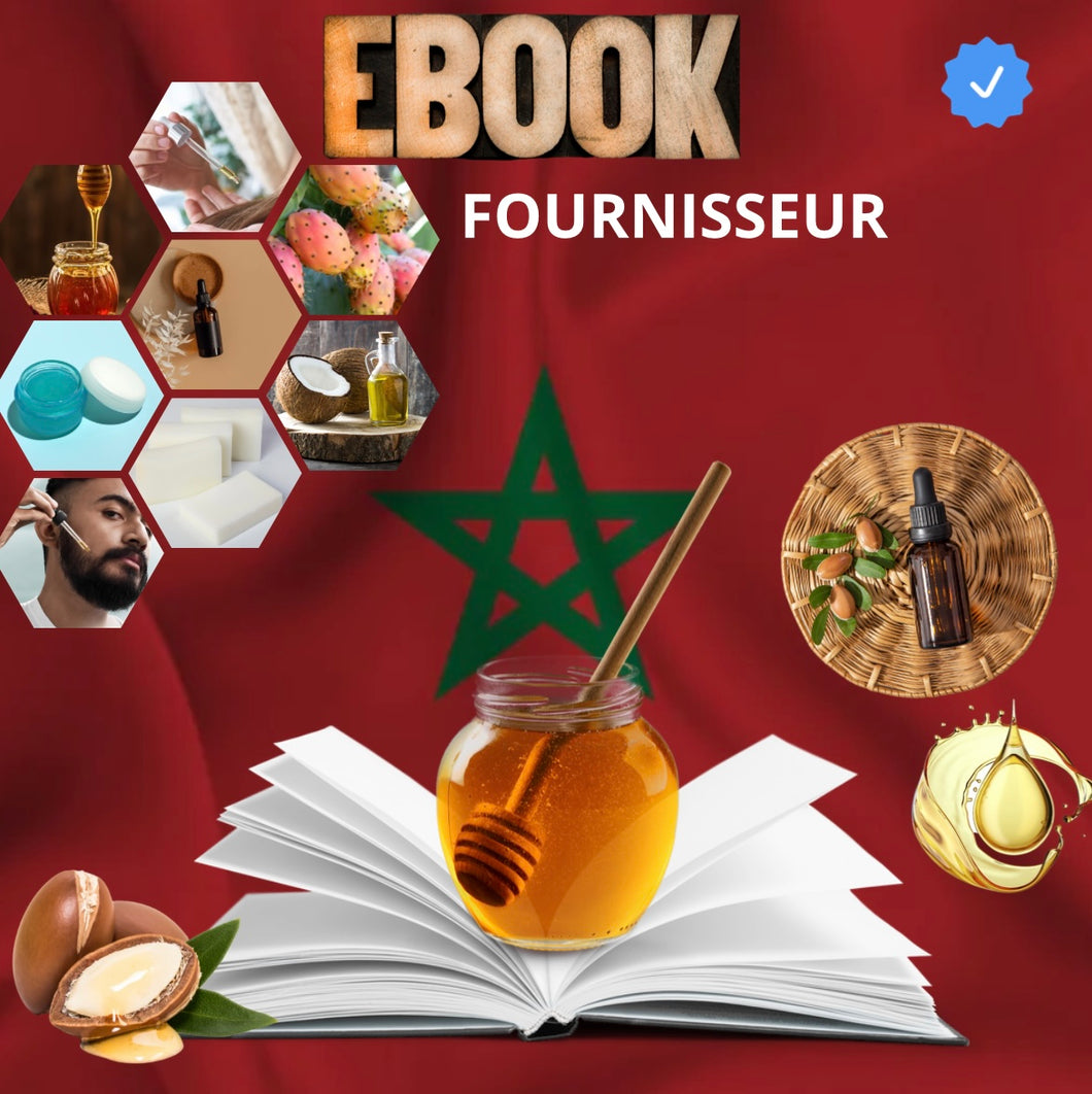 E-BOOK FOURNISSEUR MAROC🇲🇦  Contact + Catalogue tarifs +150 produits (personnalisation à votre marque possible)